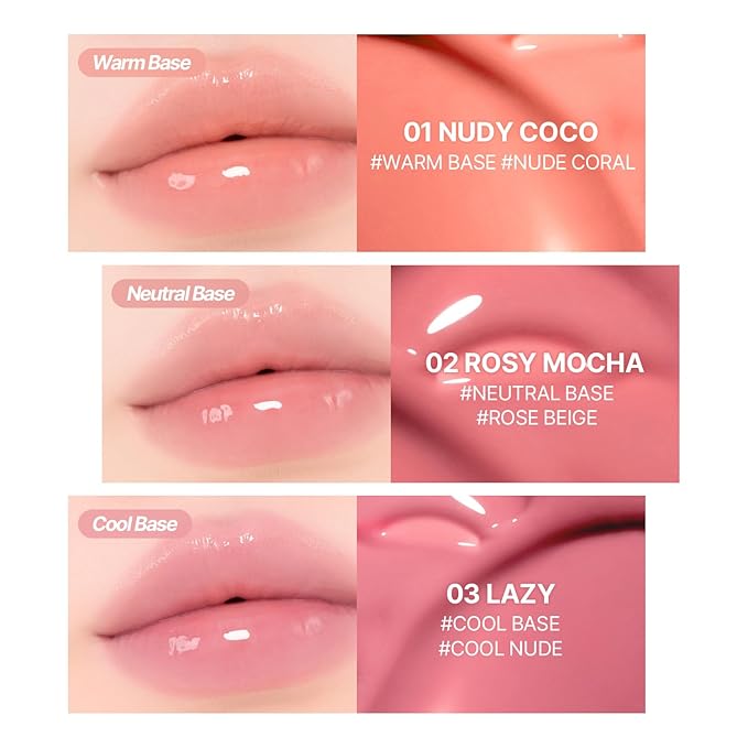 2aN Glaze Bouncing Tint – Lightweight, Moisturizing Lip Tint with High-Shine Finish, Smooth, Light Plumping, Comfortable Wear, Korean Makeup (Berry Shower, 0.16 oz)