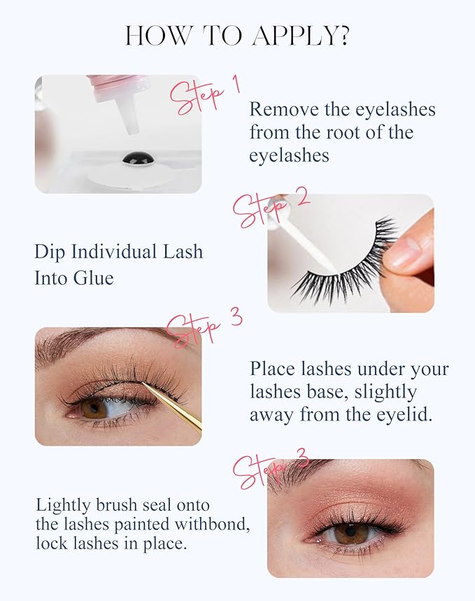 3/4 Lashes Half Natural Wispy Eyelashes Flared Corner Eyelashes False CatEye Lash Half Small Eyelash 7 Pairs D47