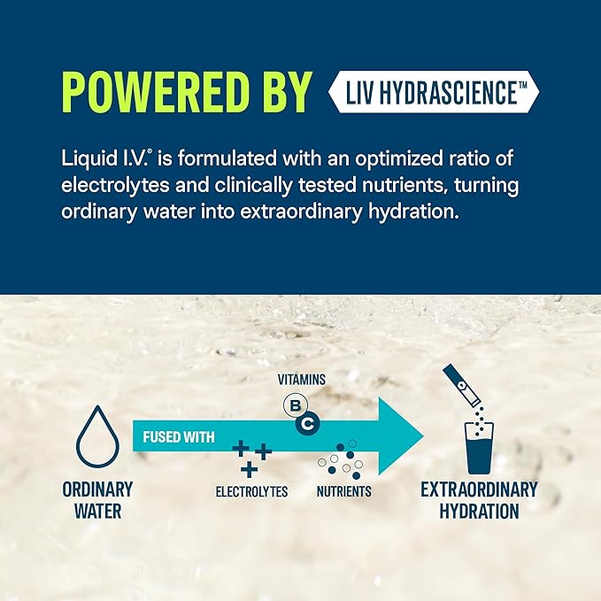 Liquid I.V.® Hydration Multiplier - Arctic Raspberry | Electrolyte Powder Drink Mix | 1 Pack (16 Servings)