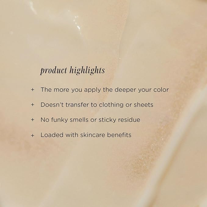 '+ Lux Unfiltered N°32 Gradual Self Tanner, Hydrating Self Tanning Lotion with Shea Butter & Squalane - Non-Sticky, No Transfer, Natural-Looking Tan - Vegan & Cruelty-Free Sunless Tanner - Santal