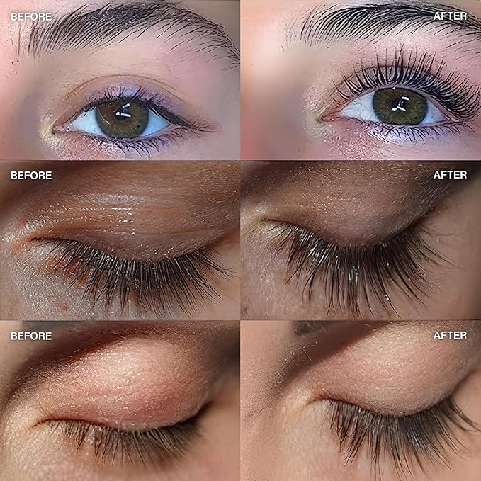 2 in 1 Lash and Brow Growth Serum - Hormone-Free Enhancer for Thicker, Longer Lashes and Brows in 2 Weeks - Organic, Vegan and Gentle